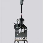 Kit torretta cambio regolabile DNA Racing anodizzata nera pomello grigio